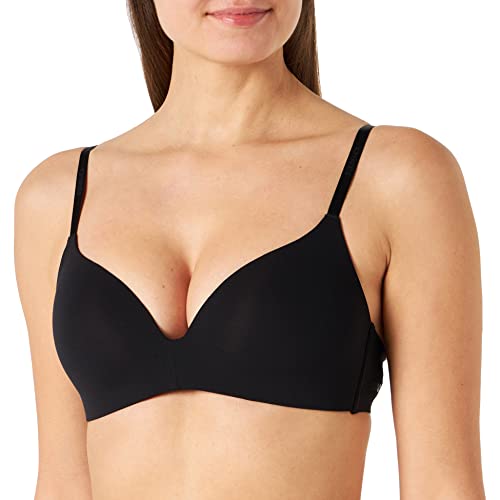 HUGO Damska opaska bezprzewodowa LAS.Cut Bra, Black1, 70B