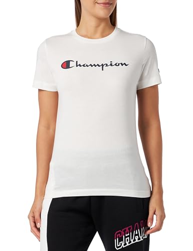 Champion Legacy American Classics W-Light Cotton Jersey S-s Regular Crewneck Koszulka damska, Off White, L