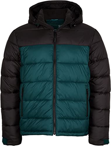 O'NEILL Męska kurtka puchowa O'Riginals Fz, głęboki morski blok kolorów, M-L (2 sztuki), Głęboki turkusowy blok kolorów, M-L