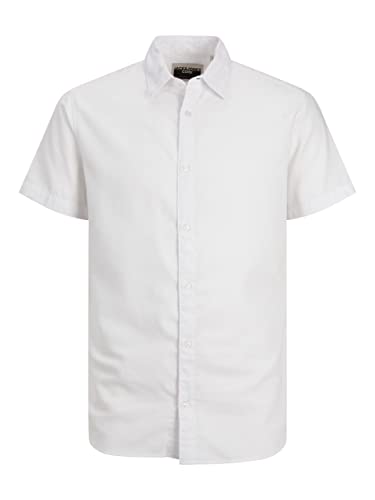 Bestseller A/S Jcoenergy Shirt Ss Koszula męska, biała, XXL, biały, XXL