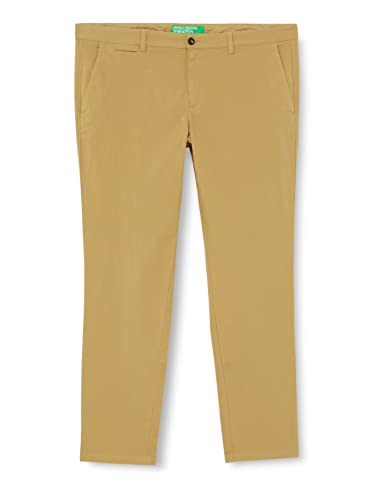 United Colors of Benetton Spodnie męskie 4TZFUF012, Brązowe Tortora 04B, 58, Marrone Tortora 04b, 56
