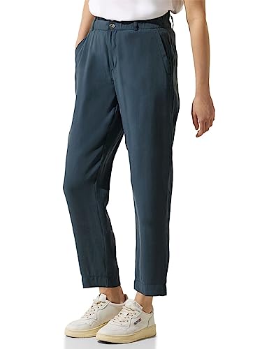 Street One Damskie spodnie do biegania z wysokim stanem, Cool Vintage Green, 46W / 28L