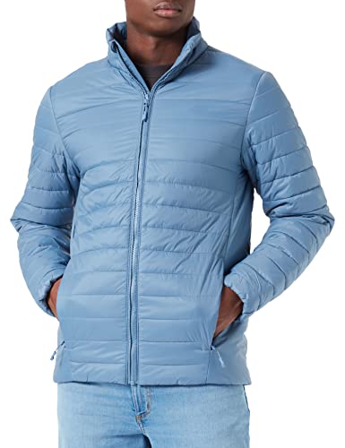 4F Męski płaszcz H4Z22-kump003, jasnoniebieski, S, jasnoniebieski