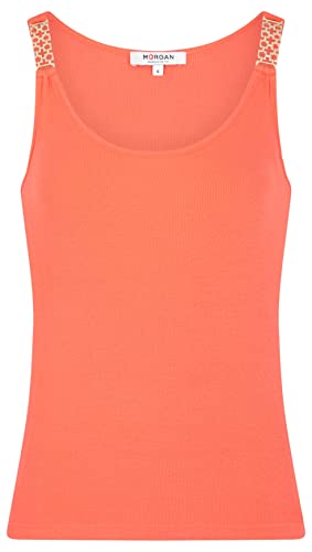 Morgan damski top DUA pomarańczowy TS, Papaya, S