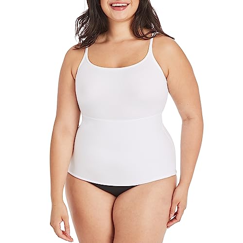 Maidenform Damski top modelujący bez tłuszczu, Weiãー, XXL