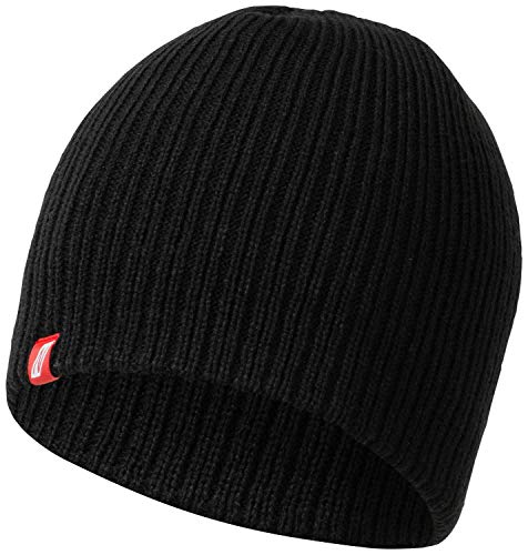 Nitras Męska czapka beanie, czarny, jeden rozmiar