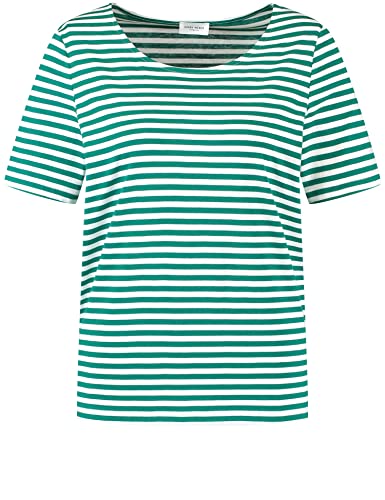Gerry Weber T-shirt damski, Seaweed/ecru, 34 PL