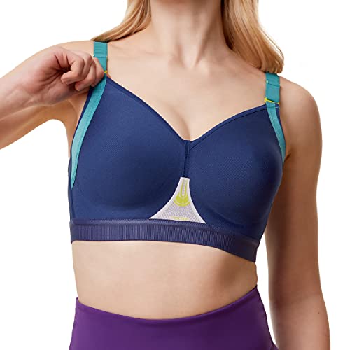 TriAction Damski biustonosz Gravity Lite P Ex Sports Bra, Twilight Blue, 90E