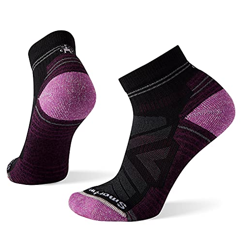 Smartwool Damskie skarpety do kostki z lekką poduszką, Czarny, Medium