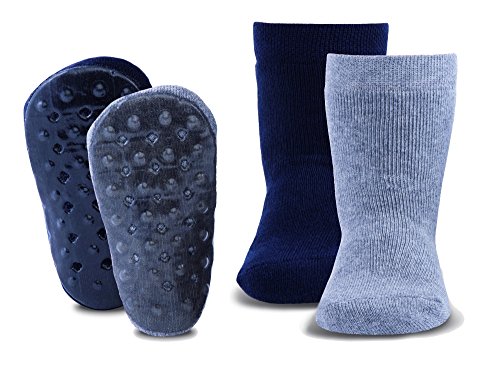Ewers Skarpety dziecięce unisex, Marine szary melanż, 18/19 EU