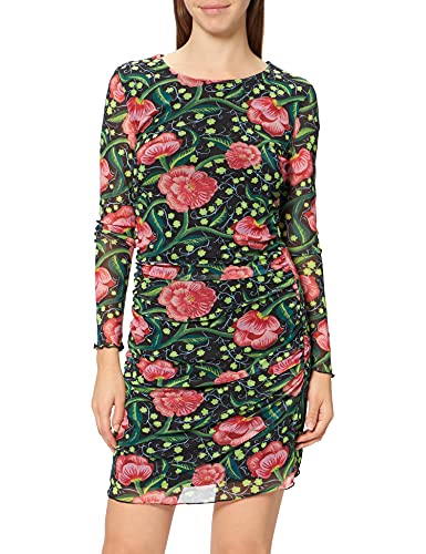 Desigual Damska sukienka Vest_roiane Casual, czarny, L