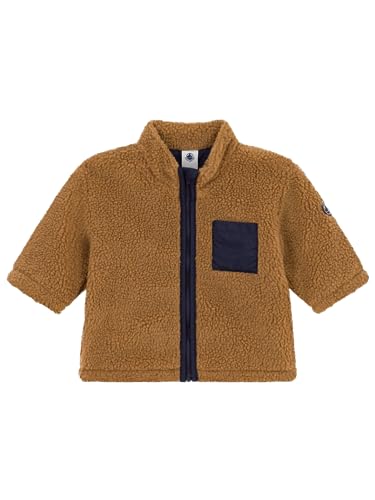 Petit Bateau Niemowlęta chłopięca kurtka A08Q2, brązowa Brindille, 36 miesięcy, braun brindille, 3 lat