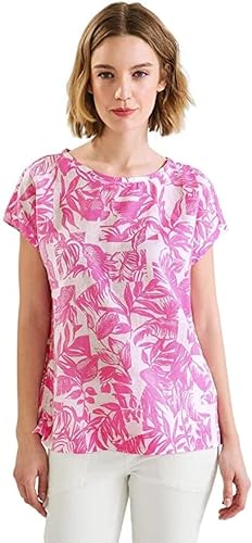 Street One Damska koszulka lniana, Light Oasis Pink, 46