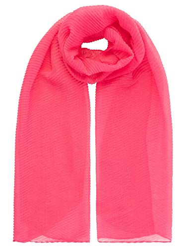 ApartFashion Szalik damski jednokolorowy, różowy, normalny, Rosa, jeden rozmiar