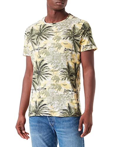 BLEND T-shirt męski, 190515/Olive Night, M
