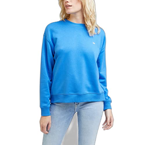 Lee Damska bluza z okrągłym dekoltem SWS, Ferris, X-Small, czerwony, XS