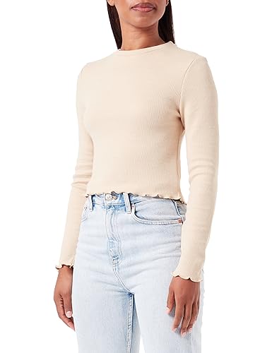 ONLY Onlkitty L/S Top Cropped JRS Noos koszulka z długim rękawem, Irish Cream, XXS