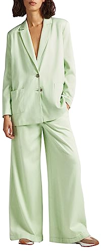 Pepe Jeans Damskie spodnie Monna, zielone (wybielana zieleń), M, Zielony (zielononiebieski), M