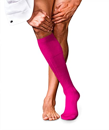 FALKE Mężczyźni Podkolanówki No. 2 M KH Najlepszy Kaszmir długie jednokolorowe 1 Para, Różowy (Arctic Pink 8233), 43-44