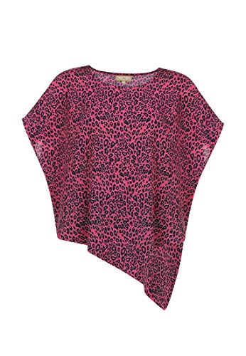 swirlie Koszula damska 77134056, neonowy różowy leo, S, Neon Pink Leo, S