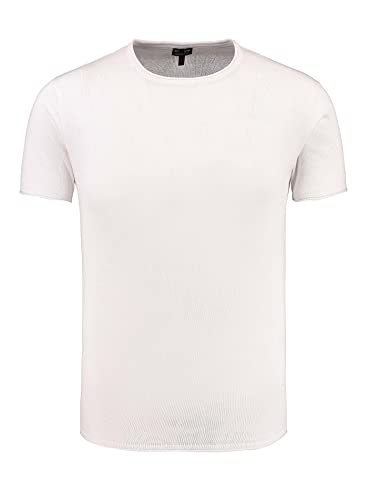 KEY LARGO Męski T-shirt LUKAKU okrągły T-Shirt, biały (1000), M