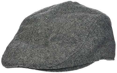 Levi's Czapki kierowcy tweedowa płaska czapka - szara, Szary (mysz szara 57), Rozmiar uniwersalny