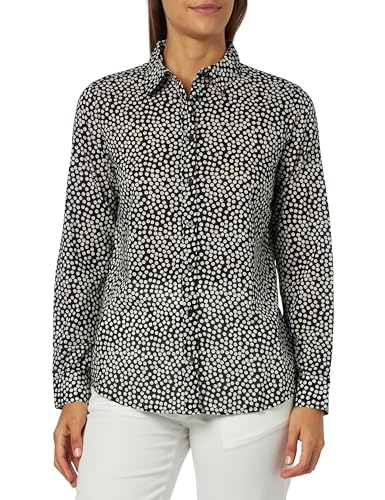 United Colors of Benetton Koszula męska, Czarny Do Kropka 71k, XL