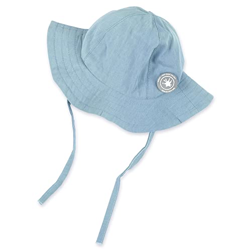 Sigikid Hut aus Bio-Baumwolle für Baby Mädchen in den Größen 38 bis 46, czapka przeciwsłoneczna Bimba 0-24, Blau, blau
