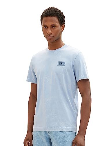 TOM TAILOR Koszulka męska 1036431, 26320-Stonington Blue, L, 26320 - Stonington Blue, L