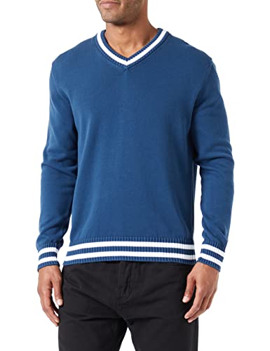 United Colors of Benetton Sweter męski, Avio niebieski 0y3, XL