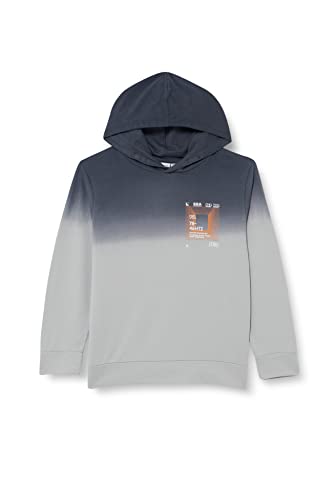 NAME IT Chłopięca bluza z kapturem Nkmjonathano Ls Loose Sweat Wh Unb, Grisaille, 116