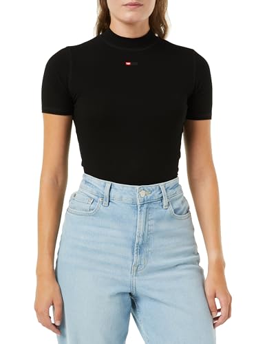 Diesel T-mokky-microdiv Tank Top Koszulka damska, Czarny Czarny, S