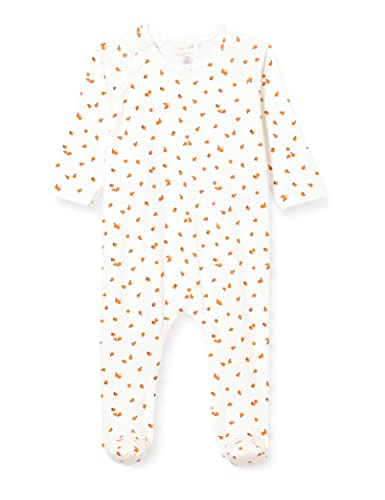Petit Bateau Bawełna Orange Sleep Well 18 miesięcy, Biały Marshmallow/Multico, 18 miesi?cy