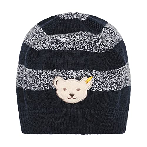 Steiff Boy's Classic czapka beanie, granatowa, 51