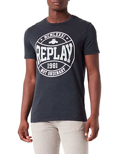 Replay T-shirt męski, 099 Blackboard, S