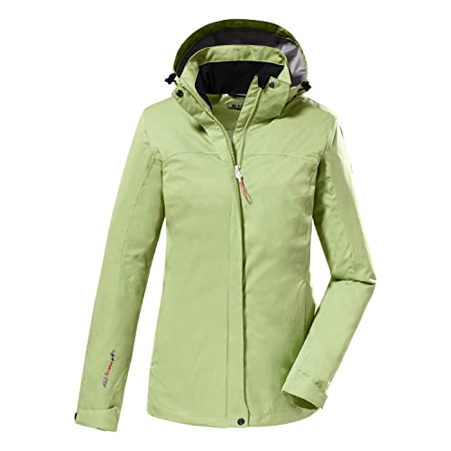 Killtec Damska kurtka funkcyjna/kurtka outdoorowa z odpinanym kapturem - KOS 133 WMN JCKT, miętowa, 34, 38383-000
