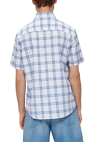 s.Oliver Męska koszula z krótkim rękawem, Niebieski 54n1, 3XL