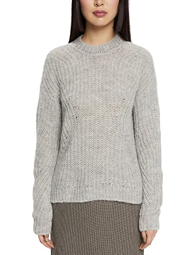 ESPRIT Sweter damski, 034/Grey 5, XXL