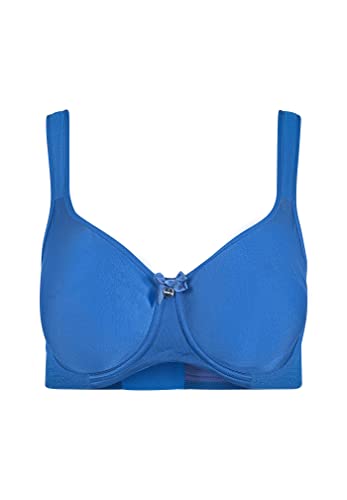 HUBER Damski biustonosz Micro Dots, niebieski (Sailer Blue), standardowy