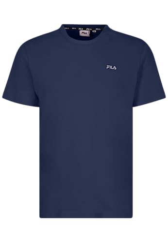 FILA Męski t-shirt BERLOZ, niebieski (Medieval Blue), XS, Medieval Blue, XS