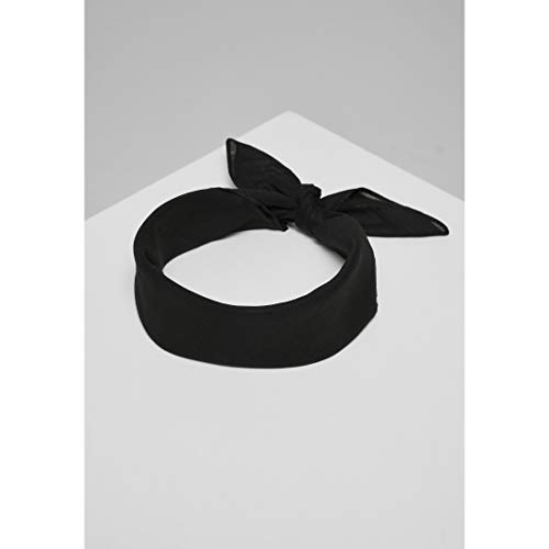 Urban Classics Bandana 3-Pack Opaska Unisex Czarny/Czarny Jeden Rozmiar, Neron (czarny/czarny), rozmiar uniwersalny