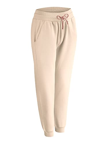 Nur Die Damskie spodnie do biegania Relax & Go, jasny beż, S