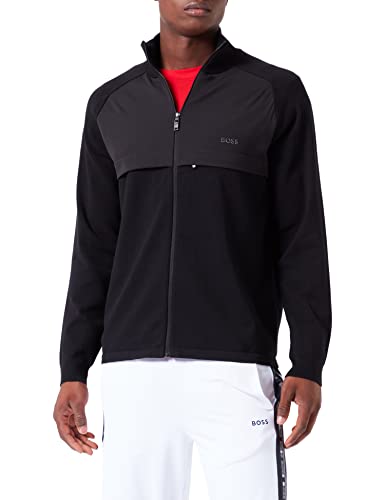 BOSS Męska kurtka z dzianiny Zaimon, czarny (Black1), M