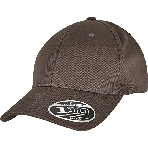 Flexfit Unisex 110 Organic Cap czapka baseballowa, ciemnoszary, jeden rozmiar