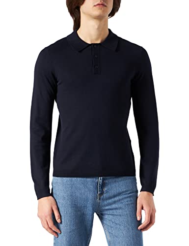 ONLY & SONS Onswyler Life Ls Polo Knit sweter męski, granatowy, XL