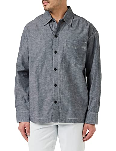 G-STAR RAW Męska koszula Boxy Fit, Wielokolorowy (Salute/Milk D23007-d123-d851), L