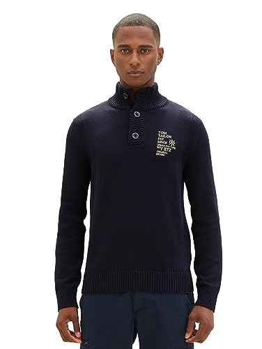 TOM TAILOR sweter męski, 10668 - Sky Captain Blue, XXL