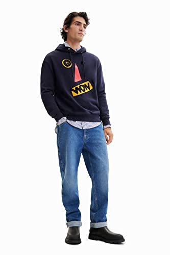 Desigual Sweter męski, niebieski, S