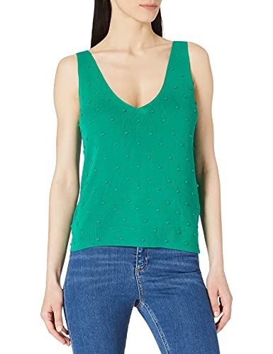 Naf Naf Damski sweter Mpois, Agathe-zielony, M