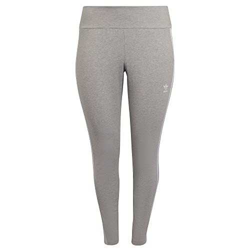 adidas Damskie legginsy z 3 paskami, szare, 3 pary